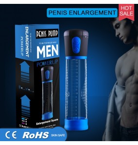 Electronic High-Vacuum Penis Pump - Penis Enlargement (Blue)